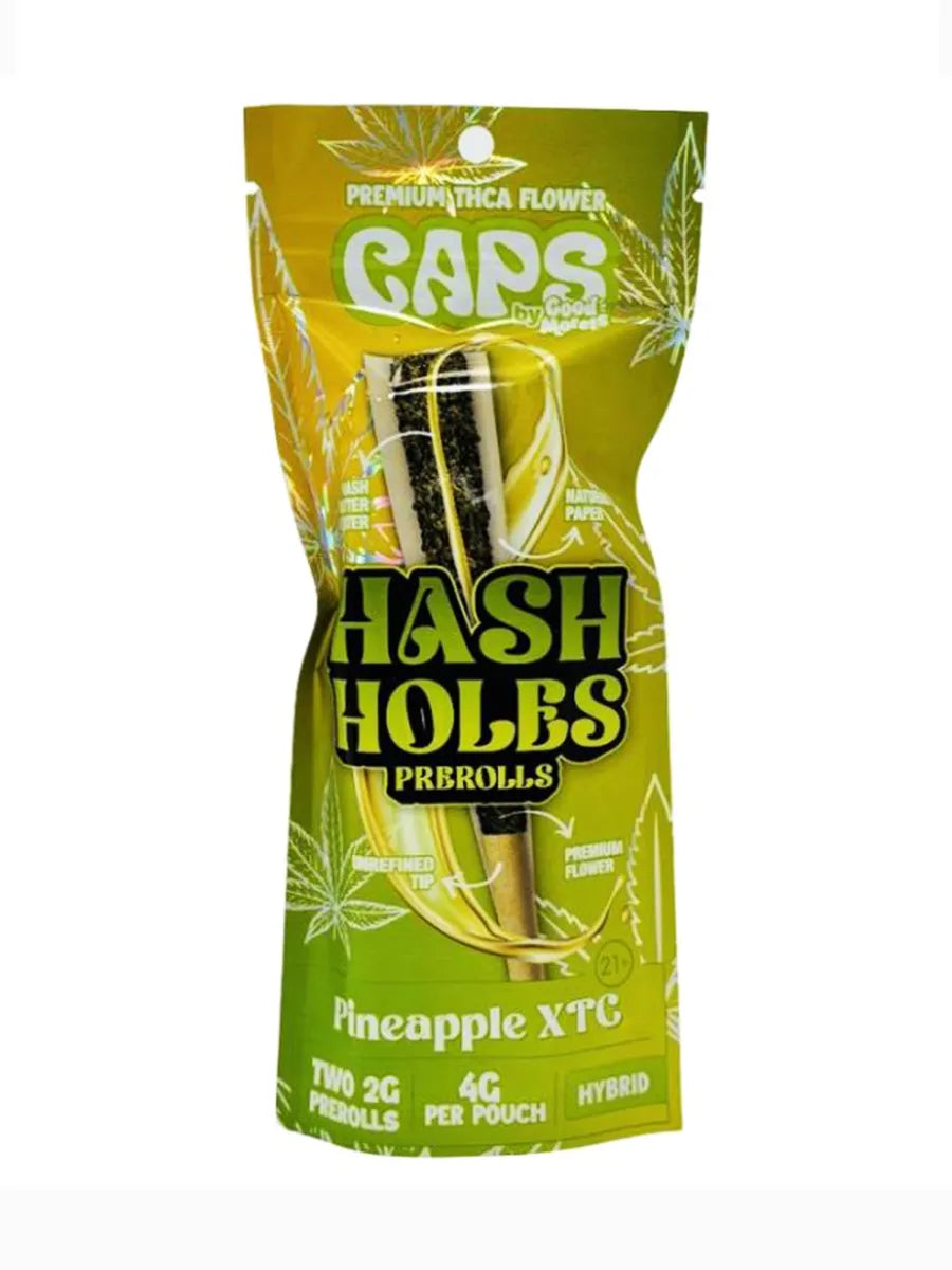 Caps Hash Holes 2pk 2gram Pre-roll Pineapple XTC