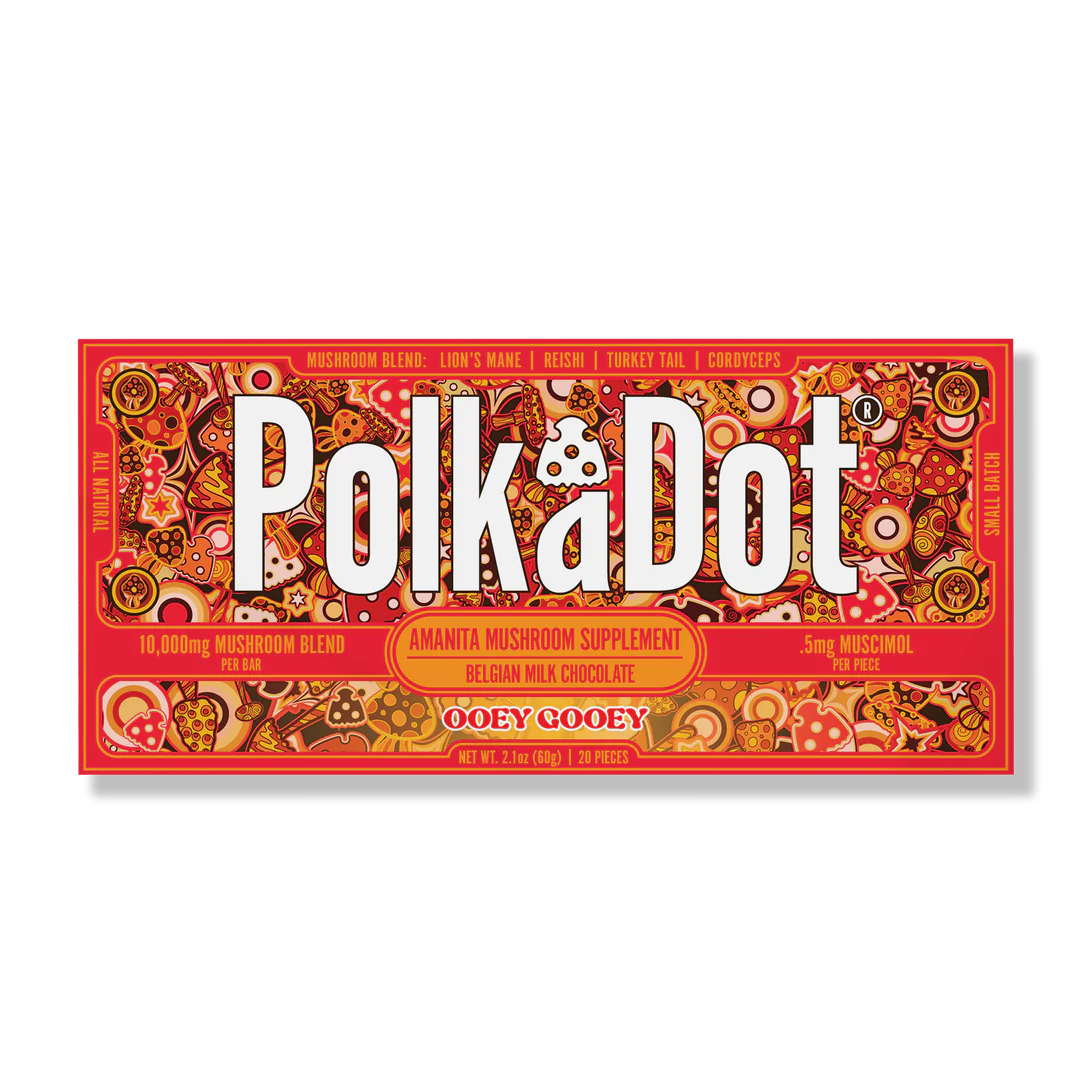 Polkadot Chocalate Mushroom 10,000mg Ooey Gooey