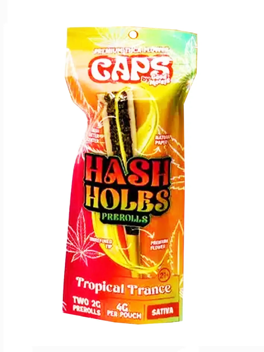 Caps Hash Holes 2pk 2gram Pre-roll Tropical Trance