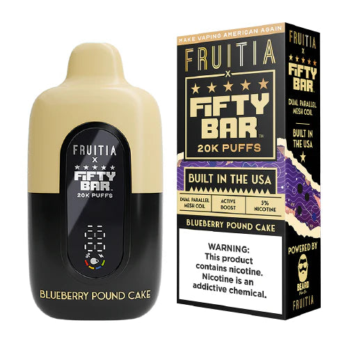 Fifty Bar 20k Blueberry Pound Cake