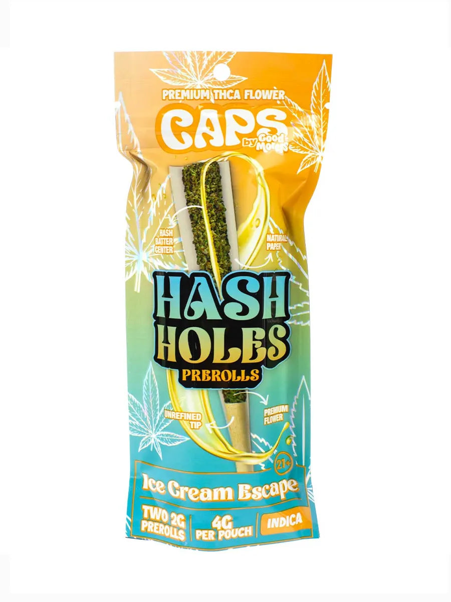 Caps Hash Holes 2pk 2gram Pre-roll Lemon Cherry Gelato