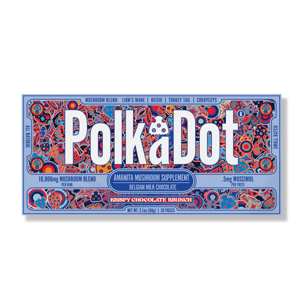 Krispy Choc Krunch Polkadot Chocalate Mushroom 10,000mg