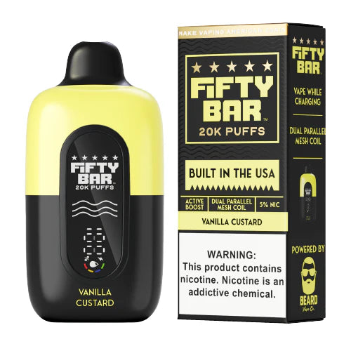 Fifty Bar 20k Vanilla Custard